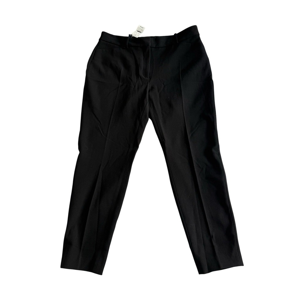 NWT Brooks Brothers Women's Black dress Pants Size 12P Tollegno 1900 Italy